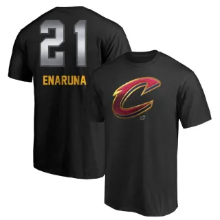 Men's Cleveland Cavaliers Tristan Enaruna Black Midnight Mascot T-Shirt