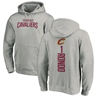 Youth Cleveland Cavaliers Rajon Rondo Branded Ash Backer Pullover Hoodie